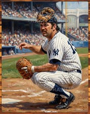 Thurman Munson – Tribute Art – Premium Aluminum Metal Sign 11