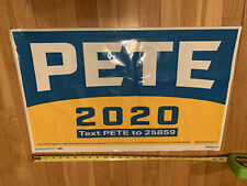 Pete Buttigieg 2020 Yard Sign (used) picture