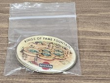 Vintage 1996 Nissan Rings of Fame Fountai​n Pin Employee Collectible Automotive picture