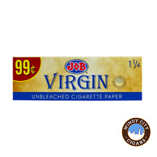 Job Virgin Unbleached 1 1/4 Rolling Papers - 5 Packs picture