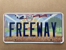 Vintage SUNRISE in OHIO Novelty License Plate FREEWAY picture