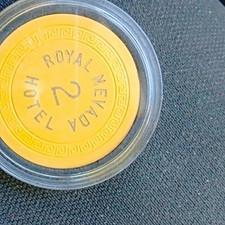 Royal Nevada Hotel Reno $2 Casino Chip Token picture