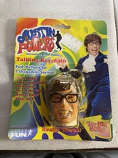 Austin Powers - Talking Key Chain - New - 1998 picture