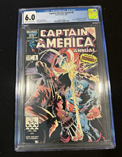 Marvel Comics Captain America Annual #8 (1986) CGC 6.0 Graded Comic Book picture