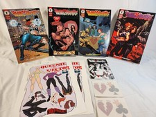 Heart Breakers Lot # 1 - 4 Dark Horse Comic, Signed Guinan Bennet + Doll Cutouts picture