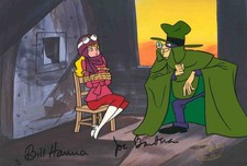 Hanna-Barbera-The Perils of Penelope Pitstop LE Cel-Signed Hanna and Barbera picture