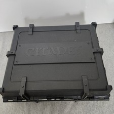 Citadel Black Acrylic Miniatures Display Case Foam Multi Tier Carry Storage Box picture