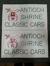 Antioch Shrine Classic Cars Car Magnet Lot of 2 19.25