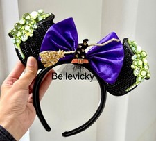 NEW 2026 BaubleBar Disney Minnie Witch Cauldron Halloween Ears Headband SOLD OUT picture