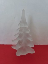 Vintage frosted art glass 5 3/4