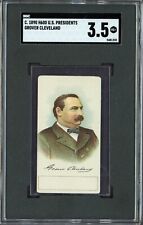 1889-90 H600 U.S. Presidents Grover Cleveland (SGC 3.5 VG+) Blank Back picture