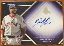 David PRICE🔥2017 Topps Diamond Icons On Card AUTO #DA-DP 9/10 NM Red Sox📈 picture