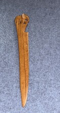 Vintage Handcrafted Wood Carved Letter Opener /Africa Elephant picture