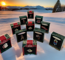 Hallmark Miniature Holiday Keepsake Christmas Ornaments Vintage picture