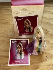Hallmark Keepsake Barbie as Rapunzel 2002 with Hairbrush And Card picture