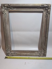 Antique Ornate Wood Gesso Picture Frame Baroque French Rococo Gold Gilt 21x25 picture