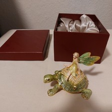 Enchanting Fairy Sitting On tortoise Box picture