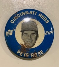 Original PETE ROSE Cincinnati Reds 1969 MLB Baseball Pinback Button Vintage picture