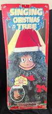 Vintage 1997 Telco Mr Everett Green Singing Christmas Tree Animated Box Works picture