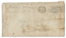 Rene Gagnon Signed Envelope From 1943 While a Marine picture