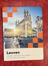 LEUVEN BELGIUM CITY MAP Multiple languages including English picture