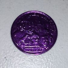 vintage purple 1988 mardi gras token new orleans coin this is your life picture