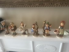 Vintage Goebel Hummel – Apple Tree Boy & Apple Tree Girl – Lot of 6 Pharmacist picture