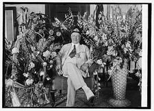 Photo:1923 Shriner Man Seated Among Flower Arrangements Portrait picture