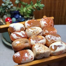 12pcs Natural Natural cherry blossom agate gemstone Polish Mineral Specimen 7515 picture