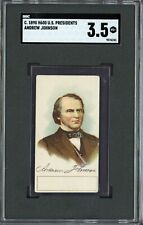 1889-90 H600 U.S. Presidents Andrew Johnson (SGC 3.5 VG+) Blank Back picture