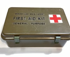 Vintage US Military First Aid Kit 6545-00-922-1200 Unused Contents  picture