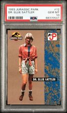 1993 Topps Jurassic Park #12 Dr. Ellie Sattler PSA 10 Laura Dern picture