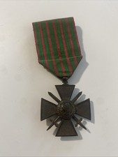 Ww1 French Croix De Guerre 1914-1917 Military Medal picture