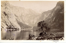 Germany, Obersee, 1896 Vintage Albumen Print, Albumen Print 9x15 Cir picture