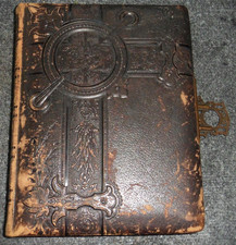Antique, 1800’s Victorian Photo Album Photos Cabinet Cards Wedding Children picture