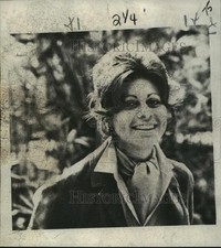 1976 Press Photo Jordanian Queen Alia six years ago as student at Loyola. picture