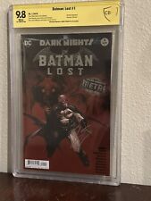 Batman: Lost #1 CBCS 9.8 Signed By James Tynion Foil Cover Dark Nights Metal DC picture