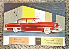 Original 1954 De Soto All Lines Sales Brochure/ Fold Out picture