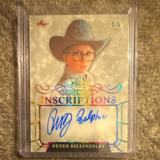 Leaf 2024 Pearl Inscriptions Peter Billingsley Ralphie Auto PI-PB2 /5 picture