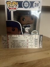 Funko Pop Ken Griffey 24 Safeco Field Exclusive with game ticket picture
