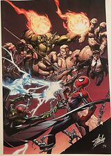 Stan Lee Signed “Ultimate Spiderman #158, Giclee On Canvas. LIMITED EDITION picture