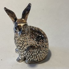 Christofle Vintage silver-plated Sitting Rabbit figurine from Lumière d'Argent picture