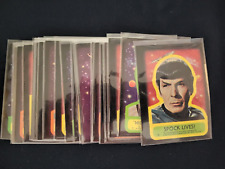 Star Trek 1976 Trading Cards and Stickers Complete Set Mint Condition picture