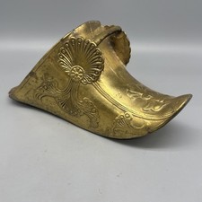 Antique Vintage Brass Spanish Colonial South American Stirrup Conquistador picture