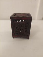VINTAGE CAST IRON SAFE BANK DATED June 2, 1896 – 3-5/16” TALL picture