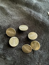 Vintage Railroad Pullman button st 6 pieces picture