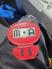 Vintage 1930s Massachusetts License Plate Topper picture