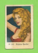 1961 Dutch Gum Card H #242 Brigitte Bardot picture