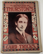 1903 Howard Thurston's Card Tricks Magic Guide 1st Ed. VERY RARE 25 Cents Cover picture