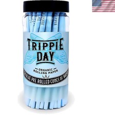 Eco-Friendly 50 Pack Blue Pre-Rolled Cones - Smooth Burning,  Design picture